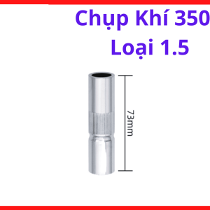 Chụp Khí 350A Loại 1.5mm, phụ kiện hàn mig cho súng MIG Pana 350A, chụp khí đồng đỏ chống bám xỉ, phù hợp hàn cơ khí dân dụng và kết cấu thép trong xưởng hàn MIG CO2