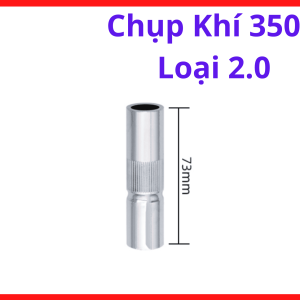 Chụp khí MIG 350A loại 2.0mm, phụ kiện hàn mig chống bám xỉ, dẫn khí đều, linh kiện máy hàn mig Pana công nghiệp phổ biến