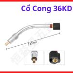 Cổ cong 36KD súng hàn MIG 350A, phụ kiện hàn mig chuyên dụng, cổ cong súng hàn 36KD đồng đỏ chịu nhiệt cao, thay thế dễ dàng, tương thích súng hàn mig 36KD, phụ kiện máy hàn mig bền bỉ cho xưởng cơ khí