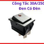 Công Tắc 30A 250V Đen Có Đèn, Công Tắc Bật Tắt Có Đèn, Công Tắc Máy Hàn, Công Tắc AC 250V, Công Tắc Điện Công Nghiệp, linh kiện máy hàn.