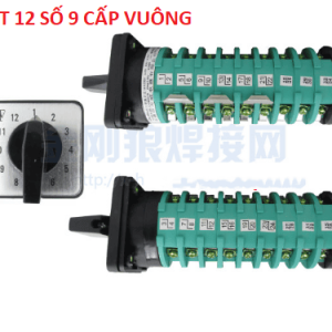 Công Tắc Chuyển Mạch 12 Vị Trí KDHC 32A3*12-9, Rotary Cam Switch 9 Tầng, Công Tắc Chọn Chế Độ Máy Hàn MIG, Công Tắc Chuyển Điện Áp Máy Hàn, Phụ Kiện Máy Hàn Điện Tử, linh kiện máy hàn.,