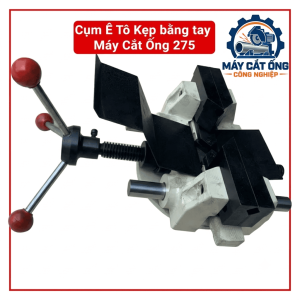 Cụm ê tô kẹp bằng tay máy cắt ống 275, phụ tùng cơ khí dùng để giữ phôi theo thiết kế máy, phục vụ bảo trì và thay thế cụm kẹp, dành cho xưởng gia công kim loại, cần đối chiếu kích thước và mã máy trước khi đặt hàng
