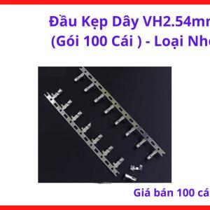 Đầu Kẹp Dây VH2.54mm Gói 100 Cái Loại Nhỏ Độ Tương Thích Cao Với Nhiều Dòng Kìm Bấm Cốt Khác Nhau Đem Lại Sự Linh Hoạt, linh kiện máy hàn.