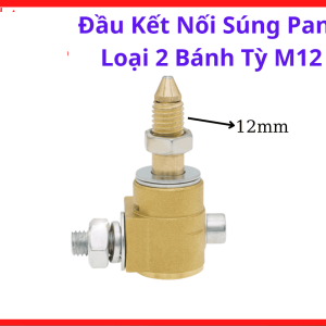 Đầu Kết Nối Súng Hàn MIG Pana 2 Bánh Tỳ M12, Phụ Kiện Máy Hàn CO2 Phổ Biến Cho Máy Hàn MIG Dân Dụng Và Công Nghiệp Nhẹ, Dễ Lắp Đặt Và Bảo Trì Trong Xưởng, kho linh kiện máy hàn.