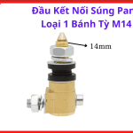 Đầu Kết Nối Súng Pana Loại 1 Bánh Tỳ M14, Jack Kết Nối Súng Hàn MIG Panasonic, Phụ Kiện Máy Hàn CO2 Giúp Dẫn Điện Ổn Định, Hỗ Trợ Cấp Dây Chính Xác Và Giảm Hiện Tượng Giật Dây Khi Hàn