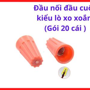 Cút nối dây điện chính hãng chuyên dụng, đầu nối đầu cuối kiểu lò xo xoắn chịu tải trọng vừa, phụ kiện cơ điện chất lượng cao giúp duy trì dòng điện ổn định và bảo vệ toàn diện mạch điện khỏi các sự cố chập cháy nguy hiểm