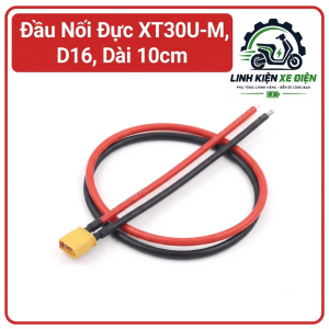 Đầu Nối Đực XT30U-M D16, Dây 16AWG Dài 10cm, Đầu Cắm XT30U 2 Pin AMASS Cho Pin LiPo, ESC, Drone FPV, Xe RC, Máy Bay Mô Hình, Robot, Mạch Điều Khiển Và Thiết Bị Điện Tử, Cáp Nguồn Silicone Gọn Cho Lắp Ráp