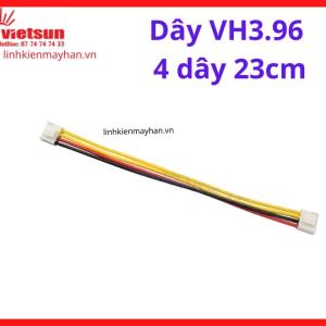Dây VH3.96 4 Dây 23cm, Phụ Kiện Dây Kết Nối Điện Tử, Đầu Cắm VH3.96 4 Chân Dùng Trong Sửa Chữa, linh kiện máy hàn.