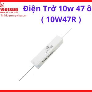 Điện Trở 47R 10W, Điện Trở Công Suất 10W47R, Linh Kiện Điện Tử Công Suất Cao, Điện Trở Sứ Chịu Nhiệt, Máy Hàn Inverter Và Mạch Switching, kho linh kiện máy hàn.