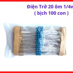 Điện Trở 20 Ohm 0.25W, Điện Trở Máy Điện Tử, Board Điều Khiển, Arduino Và Các Dự Án DIY