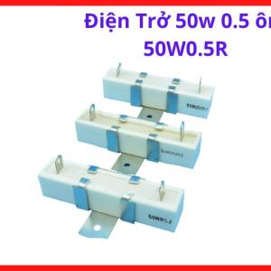 Điện Trở 0.5Ω Công Suất Cao 50W, Điện Trở Chịu Nhiệt Dùng Cho Máy Hàn Và Nguồn Inverter, kho linh kiện máy hàn.