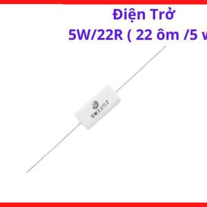 Điện Trở 22R 5W Dùng Máy Hàn, Điện Trở Công Suất Cao Cho Board Inverter Và Thiết Bị Điện Tử, kho linh kiện máy hàn.