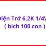 Điện Trở 6K2 Chân Cắm 1/4W, Linh Kiện Điện Tử Phổ Biến, Dùng Cho Nguồn, Board Mạch Và Thiết Bị Điện Tử, kho linh kiện máy hàn.