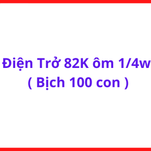 Điện Trở 82K 1/4W Gói 100 Con, Linh Kiện Điện Tử Dùng Trong Máy Hàn, Nguồn Xung, Mạch Công Suất, Arduino Và Thiết Bị Điều Khiển, kho linh kiện máy hàn.