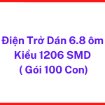 Điện Trở Dán 6R8 1206 SMD, Bộ 100 Con, Linh Kiện Điện Tử Phổ Biến Cho Sửa Chữa Máy Hàn, Thiết Bị Công Nghiệp, PCB Electronics, Nguồn Switching Và Điều Khiển Tự Động, linh kiện máy hàn.