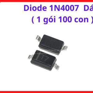 1N4007 SMD Diode Chỉnh Lưu, Bộ 100 Chiếc, Linh Kiện Điện Tử SMT Dùng Trong Máy Hàn Inverter, Nguồn Xung, Thiết Bị Tự Động Hóa, Mạch Điều Khiển Và Bo Mạch Công Suất