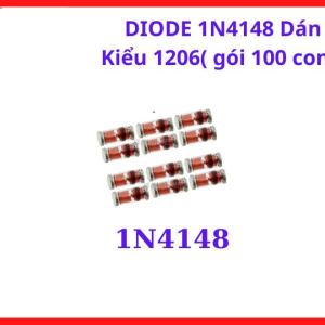 Diode 1N4148 Dán Kiểu 1206, Gói 100 Chiếc, Linh Kiện Điện Tử Chuyên Dùng Cho Mạch Chuyển Mạch, Mạch Bảo Vệ Và Mạch Điều Khiển