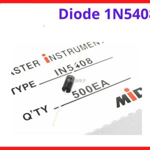 Diode 1N5408 3A 1000V, Diode Chỉnh Lưu Công Suất Cao, Linh Kiện Điện Tử Nguồn AC DC, Dạng DO201AD Chân Cắm, Dùng Cho Máy Hàn, Bộ Sạc Ắc Quy, Biến Áp Nguồn, Power Rectifier Diode, Electronic Components, linh kiện máy hàn.