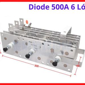 Diode 500A 6 Lớp Chịu Quá Tải Tốt, Linh Kiện Điện Công Nghiệp, Dùng Trong Hệ Thống Nguồn Dòng Cao Và Máy Hàn Công Suất Lớn, linh kiện máy hàn.