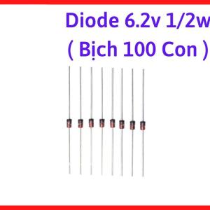 Diode 6.2V 0.5W Bộ 100 Con, Linh Kiện Điện Tử Bảo Vệ Mạch Nguồn, Mạch Điều Khiển, IC Vi Xử Lý, Transistor Công Suất Và Thiết Bị Điện Tử Dân Dụng, linh kiện máy hàn.