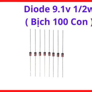 Diode Zener 9.1V Công Suất 0.5W, Phù Hợp Cho Xưởng Sửa Chữa Và Sản Xuất Bo Mạch Điện Tử, linh kiện máy hàn.