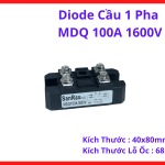 MDQ100A 1600V Single Phase Rectifier Bridge, Chuyên Dùng Cho Máy Hàn, Bộ Nguồn Công Nghiệp Và Hệ Thống Chỉnh Lưu AC DC, linh kiện máy hàn.