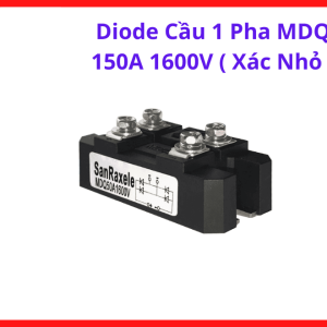 Diode Cầu 1 Pha MDQ 150A 1600V Xác Nhỏ, Cầu Chỉnh Lưu Công Suất Cao, Linh Kiện Máy Hàn Inverter, Nguồn Công Nghiệp, Máy Cắt Plasma, Chịu Dòng Lớn, Điện Áp Cao