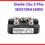 Diode Cầu 100A 1600V MDS100A1600V, Module Chỉnh Lưu Công Suất Cao Cho Nguồn AC DC Công Nghiệp Và Thiết Bị Điện Tải Nặng, linh kiện máy hàn.