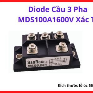 MDS100A Bridge Rectifier 100A 1600V, Linh Kiện Chỉnh Lưu Công Nghiệp Cho Bộ Nguồn Và Máy Hàn Inverter, linh kiện máy hàn.