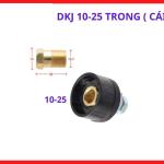 Đầu nối nhanh cáp hàn DKJ 10 25 loại trong chất lượng cao, thiết bị chuyên dụng kết nối máy hàn điện tử đa năng, kết cấu đồng thau chịu lực va đập mạnh và chống oxy hóa hiệu quả trong nhà xưởng