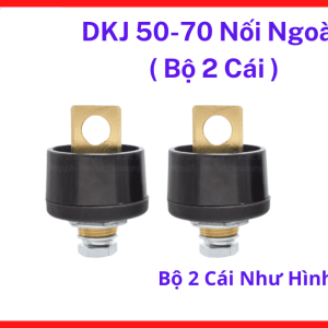 Cọc nối nhanh cáp hàn điện DKJ 50 70 tiêu chuẩn cao, thiết bị phụ trợ cơ điện giúp kết nối nguồn điện hàn tiện lợi, cấu trúc ngàm khóa chặt chẽ ngăn chặn triệt để hiện tượng đánh lửa, nâng cao chất lượng mối hàn thực tế