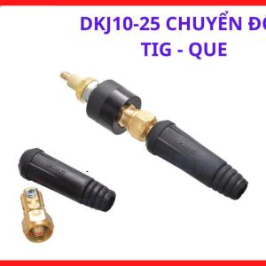 Bộ giắc cắm DKJ10-25 chính hãng độ bền cao, phụ kiện chuyên dụng truyền dẫn dòng điện cho thiết bị hàn điện tử, thiết kế tối ưu hóa tiếp điểm điện giúp truyền năng lượng mượt mà ổn định, giải pháp không thể thiếu cho xưởng cơ khí