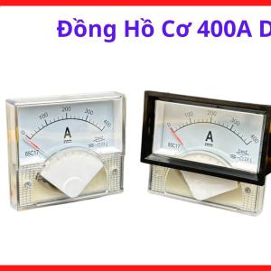 Đồng hồ kim hiển thị dòng một chiều 400A DC khung vỏ nhựa cách điện tốt, Thiết bị đo hiển thị cơ học tinh gọn chính xác cho hệ thống nguồn máy hàn, Phụ kiện linh kiện máy hàn điện tử chịu tải bền bỉ lâu năm.