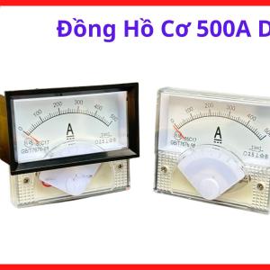 Đồng hồ cơ ampe kế 500A DC khung hộp chữ nhật lắp ráp vỏ máy hàn chuẩn, Thiết bị đo cơ học kiểm soát dòng một chiều chính xác an toàn, Linh kiện sửa chữa máy hàn mig tig plasma bền bỉ chống bụi tốt xưởng sắt, linh kiện máy hàn.
