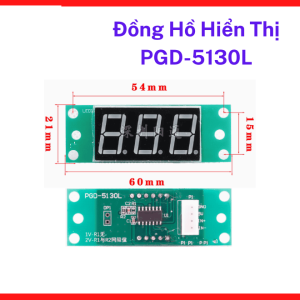 Đồng hồ số led đỏ PGD5130L đo dòng áp một chiều hệ thống nguồn máy hàn, Thiết bị hiển thị số dải đo rộng lắp ráp thuận tiện nhanh chóng mượt, Linh kiện thay thế sửa chữa máy hàn điện tử chịu tải cao tốt ổn định., linh kiện máy hàn.