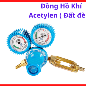 Đồng Hồ Khí Acetylene Đất Đèn Hàn Cắt, Van Điều Áp Gió Đá LPG Acetylene, Phụ Kiện Hàn Cắt Kim Loại, Kiểm Soát Áp Suất Ổn Định, Tăng Độ An Toàn Khi Làm Việc