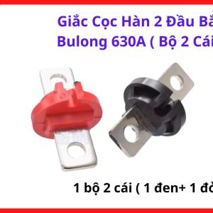 Giắc Cóc Tròn 630A Bản Hai Đầu Bắt Bulong Thiết Kế Tối Ưu Cho Dòng Điện Tải Cực Lớn, Phụ Tùng Thay Thế Tin Cậy Cho Các Dòng Máy Hàn Cơ Khí Nặng, linh kiện máy hàn.