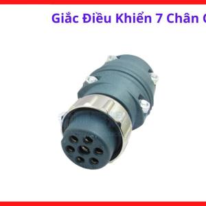 Giắc điều khiển tủ điện 7 chân chất lượng hàng đầu, giắc điều khiển 7 chân cái hiệu quả, thiết kế ren vặn thông minh, mang lại độ bền cơ học tối ưu và khả năng dẫn tín hiệu hoàn hảo cho người dùng chuyên nghiệp, linh kiện máy hàn.
