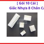 Gói 10 Cái Giắc Nhựa 8 Chân Cái, Connector Female Socket 8 Pin, Đầu Cắm Board Mạch, Jack Nối Dây Điện Tử, Dùng Cho Nguồn Switching, Module Điều Khiển Và Robot DIY