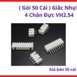 Gói 50 Cái Giắc Nhựa 4 Chân Đực VH2.54 Cấu Trúc Nhỏ Gọn Phù Hợp Cho Việc Bố Trí Không Gian Mạch Hẹp Đảm Bảo Tính Thẩm Mỹ Và An Toàn Kỹ Thuật