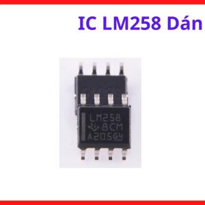 IC op-amp kép LM258 dán SOP-8, chip khuếch đại thuật toán nguồn đơn tần số ổn định, linh kiện sửa chữa máy hàn điện tử công nghiệp, vi mạch dán smd lm258 chính hãng chuyên dụng cho mạch chia áp và cảm biến dòng ngõ ra máy hàn, linh kiện máy hàn.
