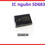 IC nguồn SD6834 chính hãng Silan, chip điều khiển nguồn xung PWM tích hợp mosfet công suất sáu trăm năm mươi vôn chân cắm DIP-8, linh kiện máy hàn điện tử sửa chữa bo mạch nguồn phụ cao cấp chất lượng tốt