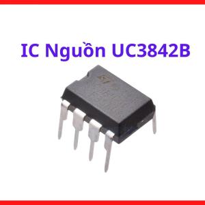 IC nguồn xung UC3842B chân cắm DIP-8, chip quản lý năng lượng dải điện áp rộng tích hợp mạch bù độ dốc nội bộ, linh kiện sửa chữa máy hàn điện tử công nghiệp, vi mạch cắm chính hãng chuyên dụng cho mạch nguồn cấp trước máy hàn, linh kiện máy hàn.