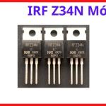 IRFZ34N MOSFET N Channel 55V 29A, Transistor Công Suất TO220, Chuyên Dùng Nguồn DC, Bộ Điều Khiển Tải Công Suất, Mạch Chuyển Mạch Nhanh, Thiết Bị Tự Động Hóa