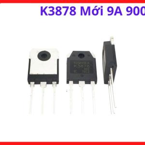 MOSFET K3878 9A 900V Toshiba Chính Hãng, 2SK3878 N Channel TO3P, Linh Kiện Máy Hàn Inverter, Nguồn Xung Công Suất Cao, Bộ Nguồn SMPS, Mạch Chuyển Đổi Điện Áp Công Nghiệp