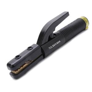 Kẹp hàn Tolsen 44931 500A chính hãng, kìm giữ que hàn điện dài 260mm, hỗ trợ điện cực 2,5–9,5mm, kết cấu sắt và đồng thau, phù hợp máy hàn que, thợ hàn, xưởng cơ khí và gia công kim loại