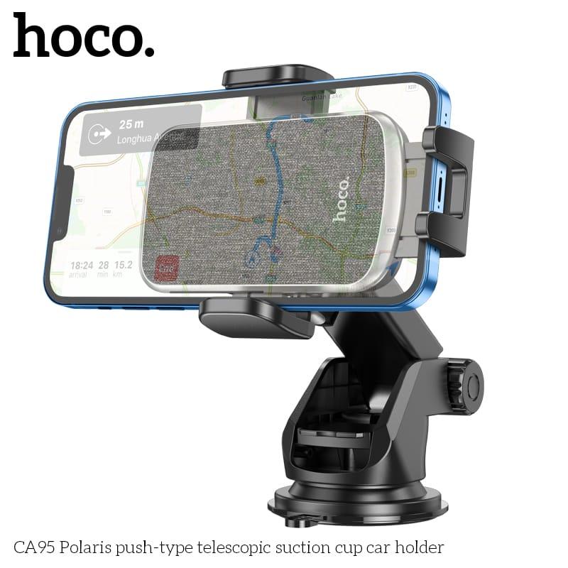 Giá Đỡ Điện Thoại Xe Hơi Hoco CA95 – Kẹp Từ Tính 360 Độ, Chống Rung, Nhỏ Gọn, Bền Bỉ, Tương Thích iPhone, Samsung, Xiaomi, Huawei, Google Pixel – Lý Tưởng Cho Người Dùng Thường Xuyên Lái Xe