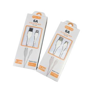 Dây sạc nhanh 6A Lightning TC-002IP 1.2m – Phù hợp iPhone/iPad, bảo vệ pin tối ưu, sạc nhanh gấp 3 lần so với cáp thường