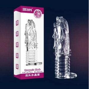 Bao cao su đôn dên Aichao silicon mềm mại, tăng kích thước 1-2cm, gân gai nổi bi kích thích điểm G, an toàn tuyệt đối, giúp nam giới tự tin hơn trong mỗi cuộc yêu và tạo trải nghiệm thăng hoa bùng nổ cho cặp đôi