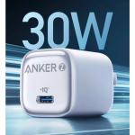 Bộ Sạc Anker Zolo 30W/20W, Type-C, PIQ 3.0, chip cảm biến băng sáng chế, tản nhiệt cải tiến, sạc nhanh gấp 3 lần, an toàn cho mọi thiết bị, lý tưởng mang đi du lịch và công tác.